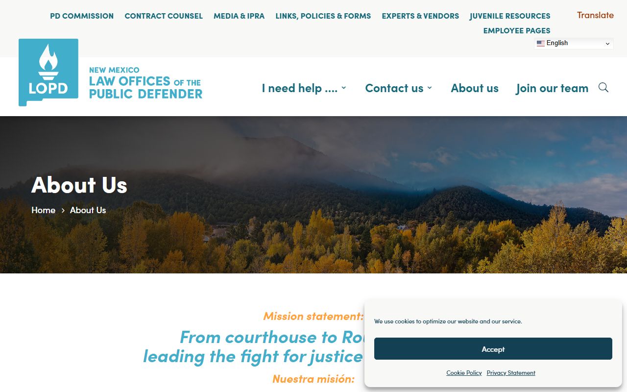 Torrance County criminal court records New Mexico public-defense work description