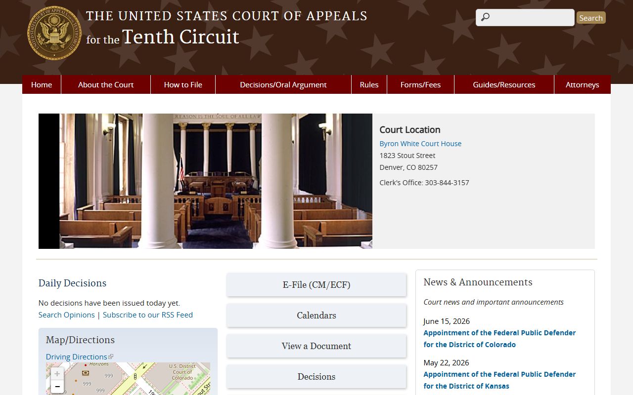 Torrance County District Court records and Tenth Circuit appeal distinction