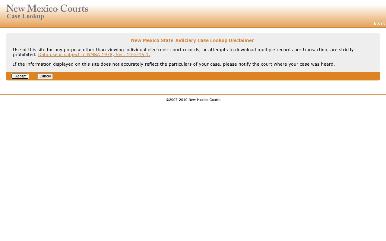 Torrance County court records New Mexico Judiciary Case Lookup portal