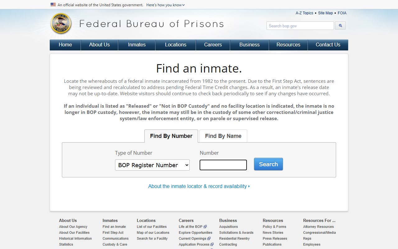 Torrance County inmate search and federal BOP inmate locator